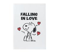 Grupo Erik A5 Notebook Hardback - Snoopy Stationery | Plush Cover, Bullet Journal Dotted Note Book, Dotted Notebook A5 Sketchbook | Snoopy Gifts For Dog Lovers, Valentines Gifts Under 15 Pounds