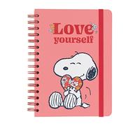 Grupo Erik Love Yourself Snoopy A5 Notebook | Bullet Journal | Notebooks A5 | Notepads A5 | A5 Notepad | Lined Journal | A5 Lined Notebook | Sketchbook A5 | Snoopy Gifts