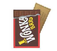 Erik Notebook - Willy Wonka Premium A5 - Hardback, Squared Paper - With Wonka Bar Gift Box