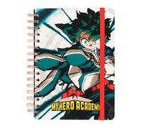 Grupo Erik A5 Notebook My Hero Academia | Bullet Journal Notebooks, Dotted Notebook A5 Sketchbook | Stationery Gifts Under 10 Pounds, My Hero Academia Gifts