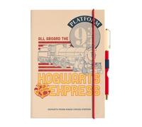 Grupo Erik Harry Potter Notebook A5 With Pen | Notebooks A5, Notepads A5, A5 Notepad, Squared Notebook A5, Squared Paper, Sketchbook A5 | Platform 9 3/4, Harry Potter Gifts, Harry Potter Stationery