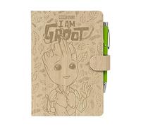Grupo Erik A5 Notebook & Pen Set - Marvel Groot Gifts | Projector Pen, Bullet Journal Dotted Note Book, Dotted Notebook A5 Sketchbook | Marvel Gifts Under 15 Pounds
