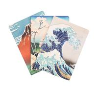 Grupo Erik Hokusai Pack Of 3 A5 Notebooks | A5 Notebook | Notebooks A5 | Notepads A5 | A5 Notepad | Cute Stationery | Cute Gifts | The Great Wave Off Kanagawa