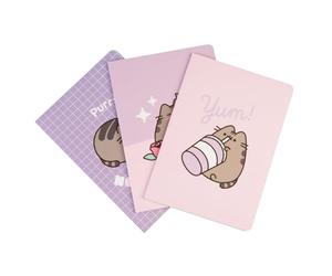 Grupo Erik A5 Notebook Set - Pusheen Gifts For Cat Lovers | 3 A5 Notebooks - Lined, Plain, Dotted - 32 sheets (64 pages) | Pusheen Cat Stationery Gifts Under 15 Pounds