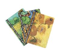Grupo Erik A5 Notebook Set - Van Gogh Gifts | 3 A5 Notebooks - Lined, Plain, Dotted - 32 sheets (64 pages) | Van Gogh Notebook, Cute Stationery Gifts Under 15 Pounds