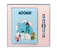 Grupo Erik A5 Notebook With Pen & Gift Box - Moomin Gifts | Plain & Lined Journal Note Book, Lined Notebook A5 Sketchbook | Cute Stationery, Moomins Gifts Uner 20 Pounds