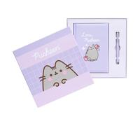 Grupo Erik A5 Notebook With Pen & Gift Box - Pusheen Stationery | Bullet Journal Dotted Note Book, Dotted Notebook A5 Sketchbook | Cat Stationery Gifts, Pusheen Gifts for Cat Lovers