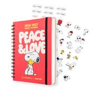 Grupo Erik A5 Academic Diary 2026-2027 Week to View - Snoopy Gifts for Dog Lovers | Back to School Planner 2026-2027, Mid Year Diary 2026 2027, A5 Weekly Planner | Snoopy Stationery, Dog Stationery