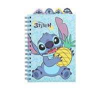 Grupo Erik A5 Project Notebook With 4 Dividers - Disney Stitch Gifts | Notepad A5 Notebook With Dividers, Project Planner | Stitch Stationery, Disney Stationery Gifts Under 10 Pounds