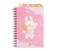Grupo Erik A5 Project Notebook With 4 Dividers - Kawaii | A5 Notebook With Dividers, Project Planner, Notepad A5 | Kawaii Stationery, Cute Stationery, Cute Gifts