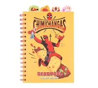Grupo Erik A5 Project Notebook With 4 Dividers - Marvel Deadpool | A5 Notebook With Dividers, Project Planner, Notepad A5 | Deadpool Merchandise, Deadpool Gifts