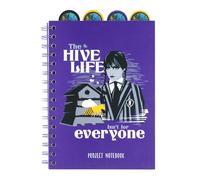 Grupo Erik A5 Project Notebook With 4 Dividers - Wednesday | A5 Notebook With Dividers, Project Planner, Notepad A5 | Wednesday Stationery, Wednesday Gifts, Wednesday Addams Gifts