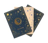 Grupo Erik A6 Notebook Set - Astral | 3 A6 Notebooks - Lined, Plain, Dotted - 32 sheets (64 pages) | Cute Notebook, Cute Stationery Gifts Under 15 Pounds