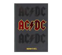 Grupo Erik AC/DC A5 Notebook Hardback - ACDC Merchandise, Gifts For Men | Blank Journal Note Book, Plain Notebook A5 Sketchbook | Music Gifts under 15 Pounds, Stationery Gifts