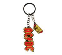 Grupo Erik AC/DC Keyring - ACDC Gifts, Keychain Merch | Official Merchandise, AC/DC Gifts under 10 Pounds, Music Gifts for Men & Women | Cute Keyring, Cool Keyrings, Key Ring