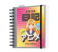 Grupo Erik Academic Diary 2025-2026 Page A Day - Anime Stationery | Back To School Planner 2025-2026 Student, Mid Year Diary 2025-2026 Page A Day | Anime Gifts