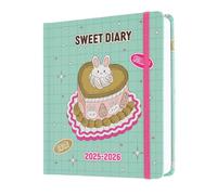 Grupo Erik Academic Diary 2025-2026 Page A Day - Kawaii Stationery | Back To School Planner 2025-2026 Student, Mid Year Page A Day | Diary Kawaii Gifts
