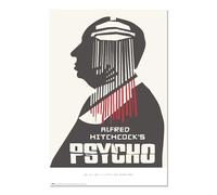 Grupo Erik Alfred Hitchcock Psycho Poster - 36 x 24 in / 91.5 x 61 cm