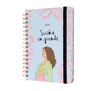 Grupo Erik Ana Marin A5 2023 Week To View Diary | January 2023 - December 2023 | 2023 Weekly Planner | A5 Planner With Stickers And Pocket | 2023 Diary | Cute Stationery