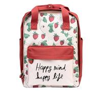 Grupo Erik Ana Marin Backpack | 37 x 33 x 12 cm - 14.6 x 13 x 4.7 inches | School Bag | Rucksack | Backpack For School | Cool Gifts | Strawberry Backpack