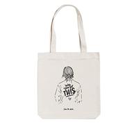 Grupo Erik Ana Marin Cotton Tote Bag - Cotton Shopping Bag - 14x15x4 inches | 37x39x10 cm - Canvas Bag - Cotton Bag - Gift Bag - Eco Friendly Gifts - Cute Tote Bag