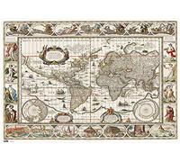 Grupo Erik Ancient World Map Desk Mat | 13.5 x 19.5 inches - 34.5 x 49.5 cm Pad Desk Protector Mat | Cute Stationery, Back to School Supplies