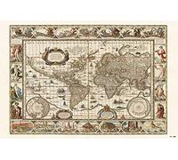 Grupo Erik Ancient World Map Poster - 36 x 24 inches / 91.5 x 61 cm - Shipped Rolled Up - Cool Posters - Art Poster - Posters & Prints - Wall Posters