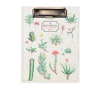 Grupo Erik Botanical Cacti Folder with Clip - A5 File Folder - Includes Notepad and Pocket - 6.7 x 8.58 inches / 17 x 21.8 cm - Clip Board - Cute Stationery