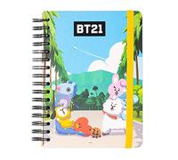 Grupo Erik BT21 A5 Notebook Hardback - Kawaii Stationery Supplies, Gifts | Bullet Journal, Dotted Notebook A5 Sketchbook | Stationery Gifts under 10 Pounds, Kawaii Stuff, BT21 BTS Merch