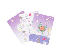 Grupo Erik BT21 A6 Notebook Set - Shooky Merch, Kawaii Stationery Gifts | 3 A6 Notebooks - Lined, Plain, Dotted, 32 sheets (64 pages) | BT21 Merch, Kawaii Stuff, Cute Stationary Gifts under 15 Pounds
