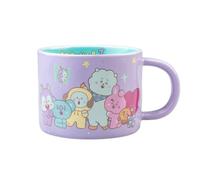 Grupo Erik BT21 Ceramic Mug - Kawaii Gifts, Merchandise, Merch | 12.6 oz - 375 ml Coffee Mug Tea, Cool Mugs and Cups | BT21 BTS Gifts under 10 Pounds, Merchandise, Merch, Kawaii Stuff