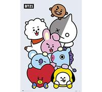 Grupo Erik BT21 Characters - 36 x 24 inches / 91.5 x 61 cm - Shipped Rolled Up - Cool Posters - Art Poster - Posters & Prints - Wall Posters