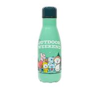 Grupo Erik BT21 Metal Water Bottle 260ml / 9oz | Hot and Cold Water Bottle, Thermos Flask, Stainless Steel Water Bottle, Travel Bottles, Gym Bottle, Cute Water Bottle | BT21 Gifts, Kawaii Gifts