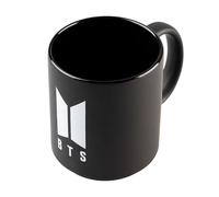 Grupo Erik Ceramic Mug - BTS Merch | 12.3 oz - 350 ml Coffee Mug Tea, Cool Mugs and Cups, Black Mugs | BTS Gifts Under 15 Pounds, K-Pop Music Gifts