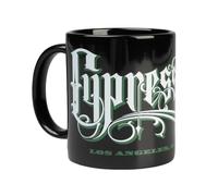 Grupo Erik Ceramic Mug - Cypress Hill Merch | 12.3 oz - 350 ml Coffee Mug Tea, Cool Mugs and Cups, Black Mugs | Hip Hop Gifts Under 15 Pounds, Music Gifts