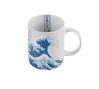 Grupo Erik Hokusai The Great Wave Off Kanagawa Porcelain Mug | 35 cl - 350 ml | 3.74 x 3.15 inches - 9.5 x 8 cm | Coffee Mug | Tea Mug | Cute Mug | Ceramic Mug