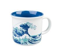 Grupo Erik Ceramic Mug - Hokusai The Great Wave Off Kanagawa | 13.2 oz - 375 ml Coffee Mug Tea, Cool Mugs and Cups | Japanese Art Gifts Under 15 Pounds, Gifts for Friends