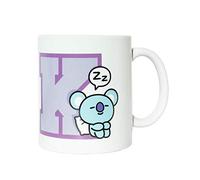 Grupo Erik Ceramic Mug BT21 Merchandise Koya | 11.8 oz - 350 ml Coffee Mug Tea, Cool Mugs and Cups | BT21 Gifts Under 10 Pounds, BT21 Merch, Kawaii Gifts