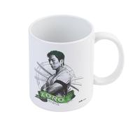 Grupo Erik One Piece Netflix - Roronoa Zoro Ceramic Mug | 35 cl / 350 ml / 11,8 oz - 3.74 x 3.15 inches / 9.5 x 8 cm | Coffee Mug | Tea Mug | Cool Gifts | One Piece Merch