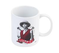 Grupo Erik One Piece Netflix - Monkey D. Luffy Ceramic Mug | 35 cl / 350 ml / 11,8 oz - 3.74 x 3.15 inches / 9.5 x 8 cm | Coffee Mug | Tea Mug | Cool Gifts | One Piece Merch