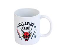 Grupo Erik Ceramic Mug - Stranger Things Merchandise | 11.8 oz - 350 ml Coffee Mug Tea, Cool Mugs and Cups | Hellfire Club Stranger Things Gifts Under 10 Pounds