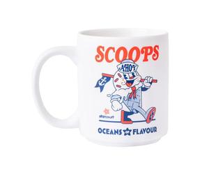 Grupo Erik Ceramic Mug - Stranger Things Merchandise | 11.8 oz - 350 ml Coffee Mug Tea, Cool Mugs and Cups | Scoops Ahoy Stranger Things Gifts Under 15 Pounds