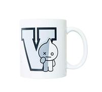 Grupo Erik Ceramic Mug BT21 Merchandise Van | 11.8 oz - 350 ml Coffee Mug Tea, Cool Mugs and Cups | BT21 Gifts Under 10 Pounds, BT21 Merch, Kawaii Gifts