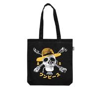 Grupo Erik One Piece Netflix - Jolly Roger Cotton Tote Bag | Cotton Shopping Bag | 14x15 inches - 37x39 cm | Canvas Bag | Cotton Bag | Gift Bag | Eco Friendly Gifts | One Piece Merch