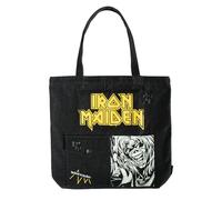 Beast On The Road Premium Tote Bag Iron Maiden Black One Size