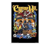 Grupo Erik Cypress Hill Poster - 36 x 24 in / 91.5 x 61 cm, Music Gifts | Shipped Rolled Up - Cool Posters, Art Poster, Wall Posters & Prints | Cypress Hill Merchandise, Music Art, Band Wall Decor