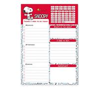 Grupo Erik Daily Planner A5 - Snoopy Stationery | Weekly Planner Family, Desk Calendar, 54 Tear Off Pages Notepad | Peanuts Snoopy Gifts, Snoopy Merchandise