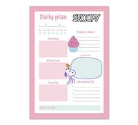 Grupo Erik Daily Planner A5 - Snoopy Stationery | Weekly Planner Family, Desk Calendar, 54 Tear Off Pages Notepad | Peanuts Snoopy Gifts For Dog Lovers, Stationery Gifts Under 5 Pounds