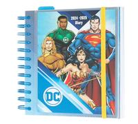 Grupo Erik DC Comics Diary 2024-2025 | Back To School 11 Months Academic Diary Day To Page | August 2024 - June 2025 | Mid Year Diary 2024-2025 With Stickers | DC Multiverse