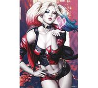 Grupo Erik DC Comics Harley Quinn Kiss Poster - 36 x 24 in / 91.5 x 61 cm